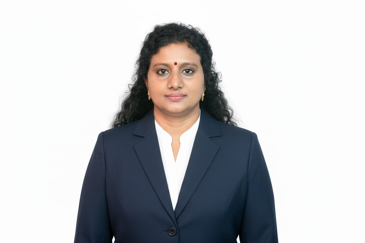 Professional portrait of Sindhu Arahvindhan