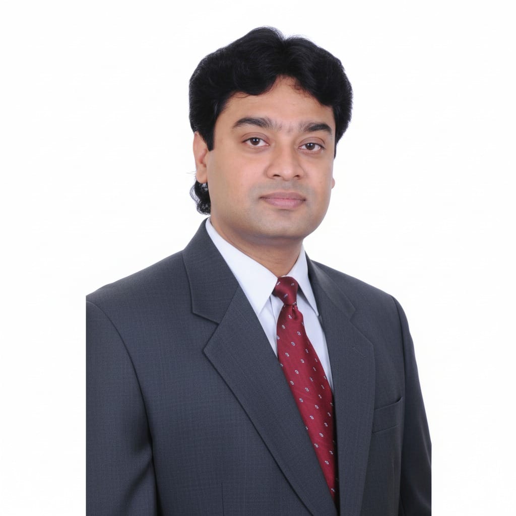 Professional portrait of Dr. Raja Muthukumarasamy